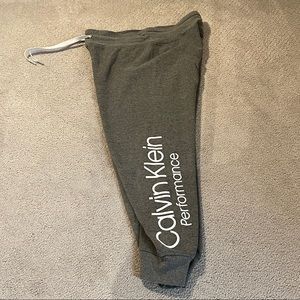 Grey Calvin Klein sweatpants